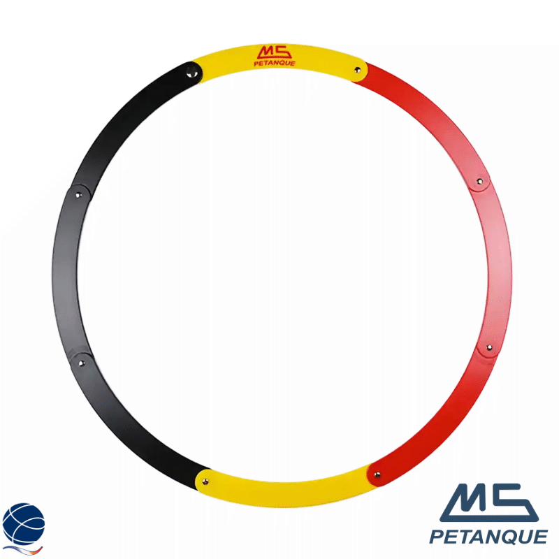 Cercle De Pétanque Pliant Obut - Rouge - Accessoire Officiel Pour Parties
