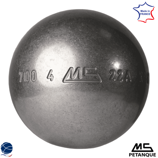 Boule MS Pétanque - LSX lisse inox