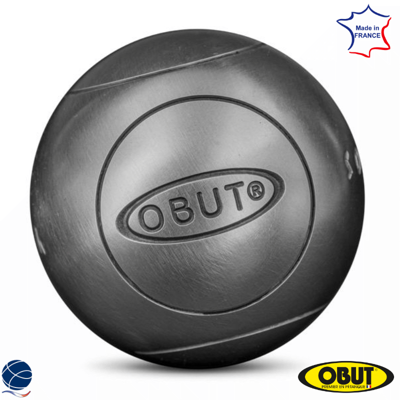 Jeu De 3 Boules De Pétanque Obut Soleil 110 – Lisses / Striées OKARO – Fabriquées En France