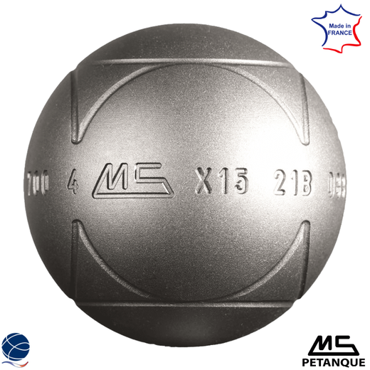 Boule MS Pétanque - STRX Inox à stries
