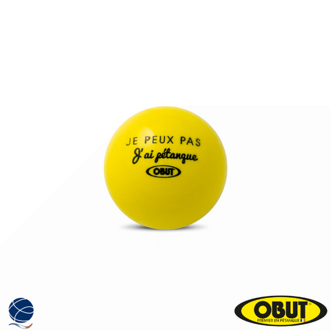 But Jaune "Je peux pas j'ai pétanque" - Obut