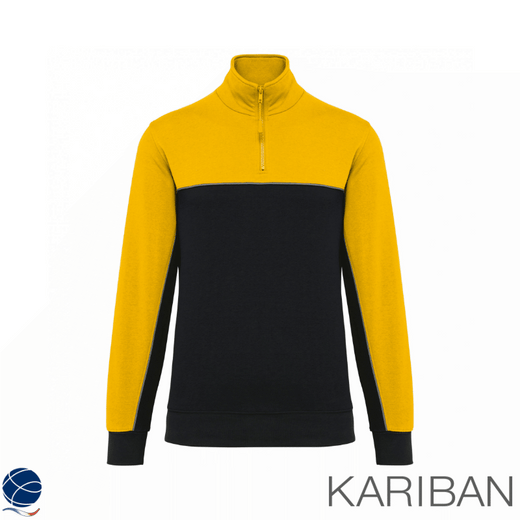 Sweat-shirt col zippé - Kariban