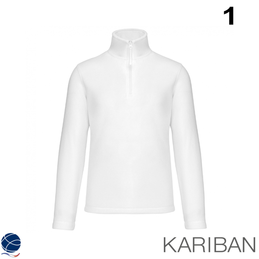 Sweat Micropolaire Col Zippé - Kariban