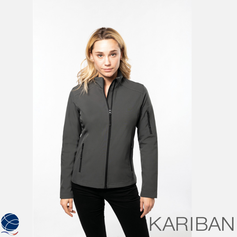 Veste softshell femme Kariban Univers petanque