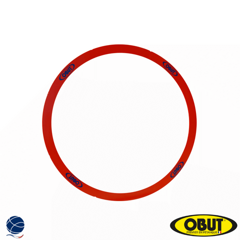 Cercle de pétanque rigide rouge marqué Obut - Obut boutique officielle
