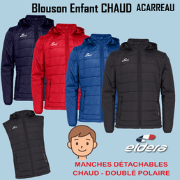Blouson Enfant manches détachables 4 coloris - Eldera