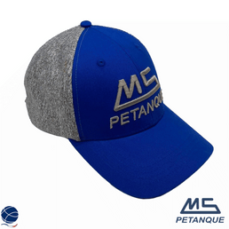 Casquette bleu/gris - MS Pétanque