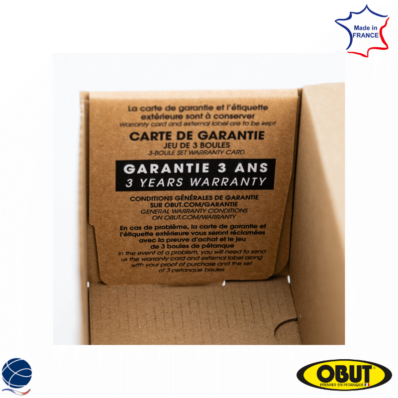 Boules de pétanque Match it inox 72mm strie1 - Obut - Sport Boules de pétanque Match it inox 72mm strie1 - Obut - Sport