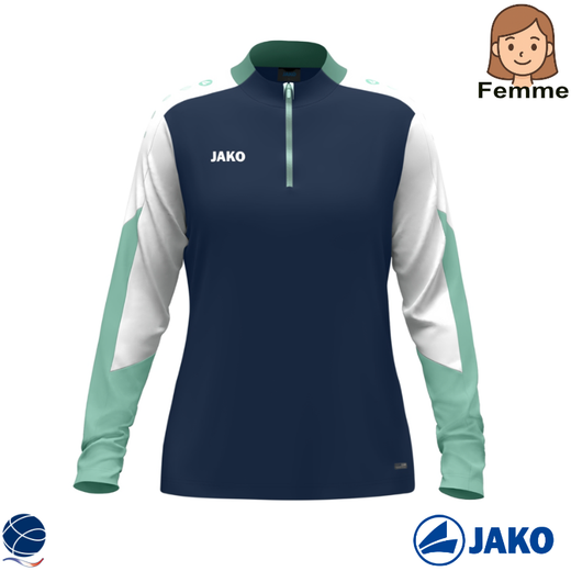 Sweat zip Dynamic Femme 10 Coloris - Jako