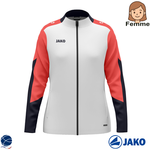 Veste Zip Dynamic Femme 10 coloris - Jako