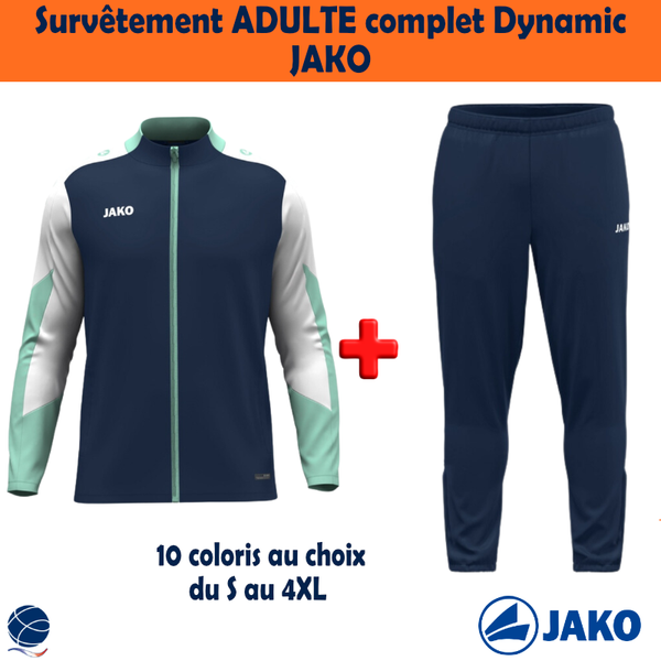 Survêtement Dynamic Unisexe Veste + Pantalon - Jako