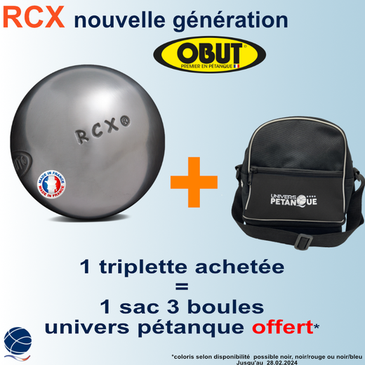 Boule de pétanque - Obut - RCX nouvelle génération – Univers pétanque