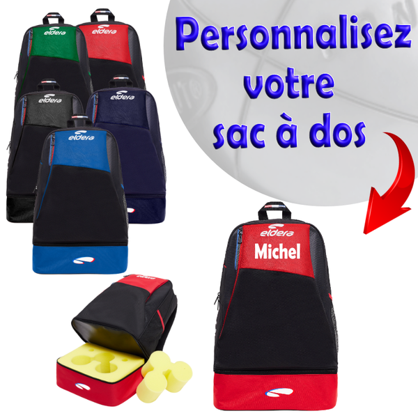 Sac à dos pétanque 3 boules à personnaliser - Eldera