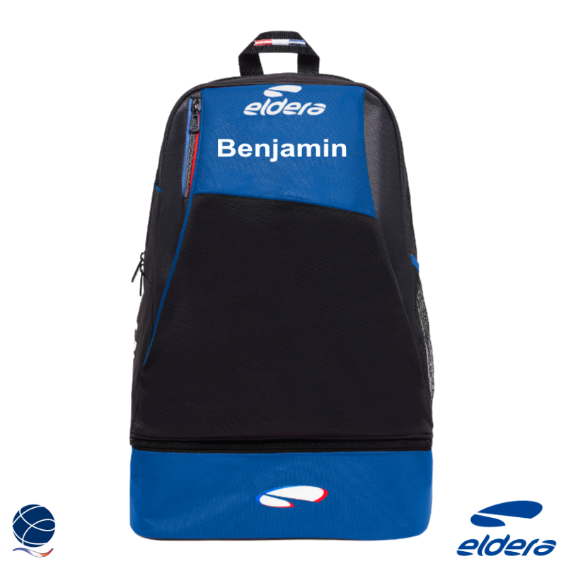 Zaino Bocce Eldera Per 3 Palle - Nero, 44x30x22 Cm, Tante Tasche, Spalline Rinforzate