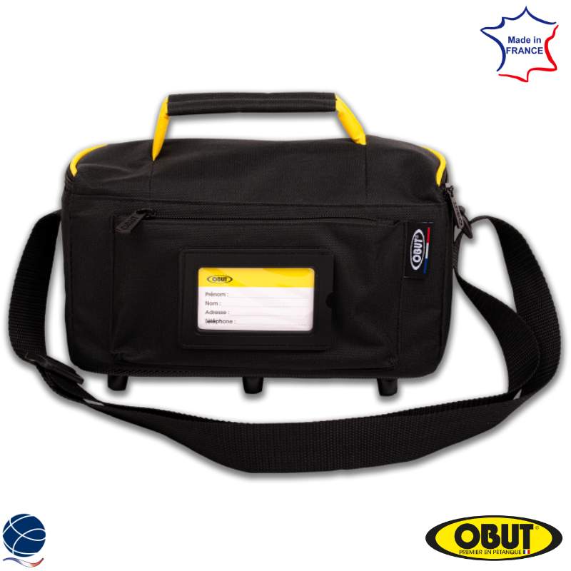 Sacoche boules pétanque Sac reporter 6 boules gris noir - Obut Sacoche boules pétanque Sac reporter 6 boules gris noir - Obut