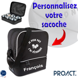 Sac 6 boules " Je peux pas j'ai pétanque " à personnaliser - Proact