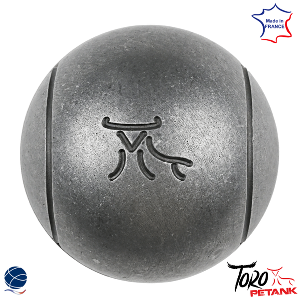 Boule de pétanque Toro Petank - Inox Striée
