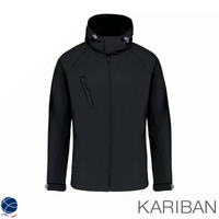 Veste softshell a capuche amovible homme - Kariban