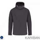 Veste softshell a capuche amovible homme - Kariban